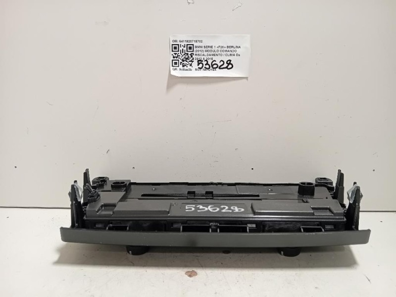 Modulo Comando Riscaldamento Clima 6411920719702 Bmw Serie 1 F20 Berlina 2012
