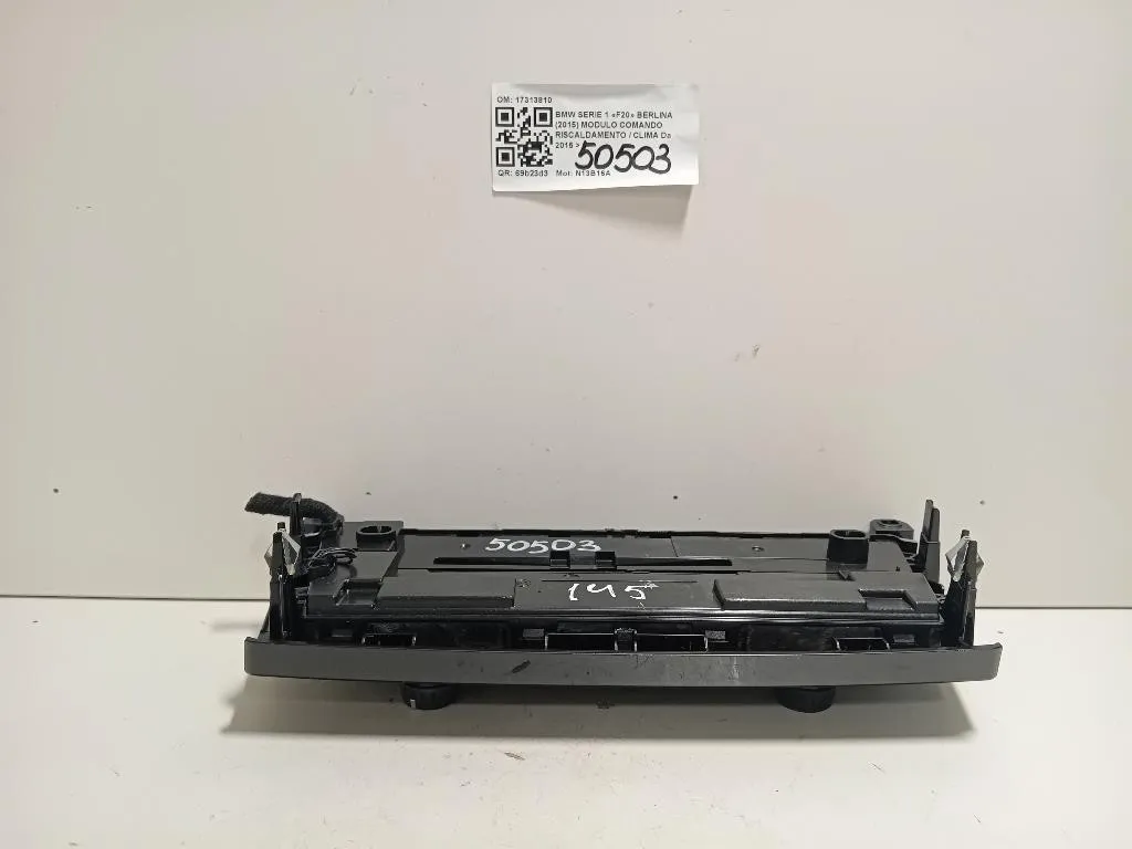 Modulo Comando Riscaldamento Clima 17313810 Bmw Serie 1 F20 Berlina 2015