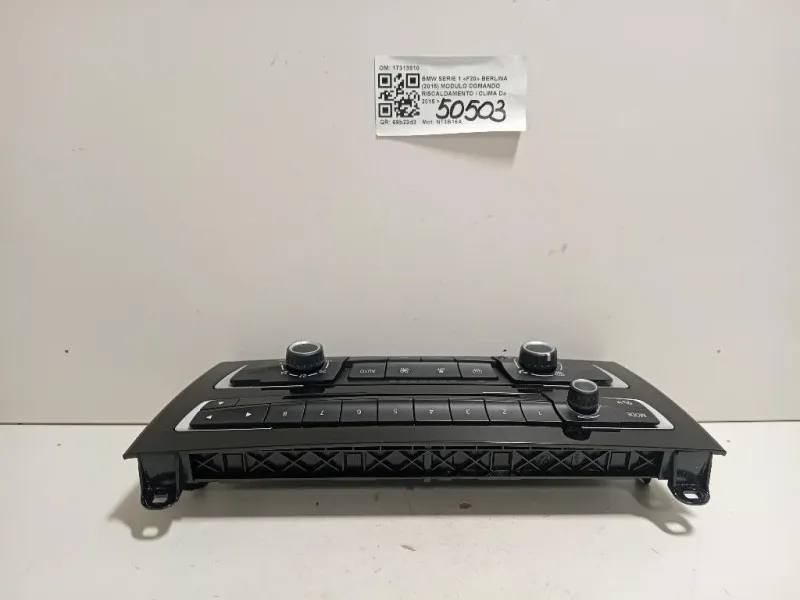 Modulo Comando Riscaldamento Clima 17313810 Bmw Serie 1 F20 Berlina 2015
