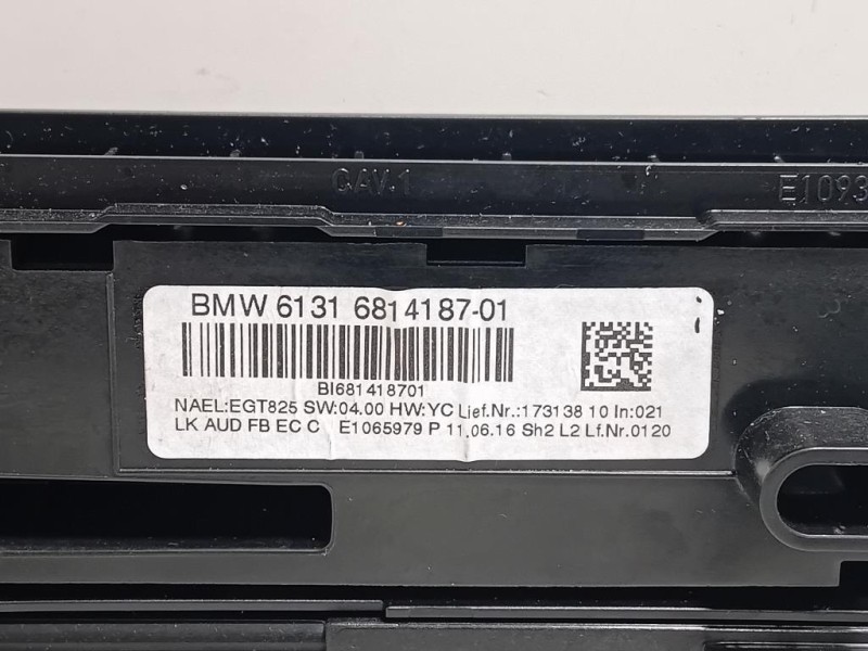 Modulo Comando Riscaldamento Clima 64119384046-02 Bmw Serie 1 F20 Berlina 2015