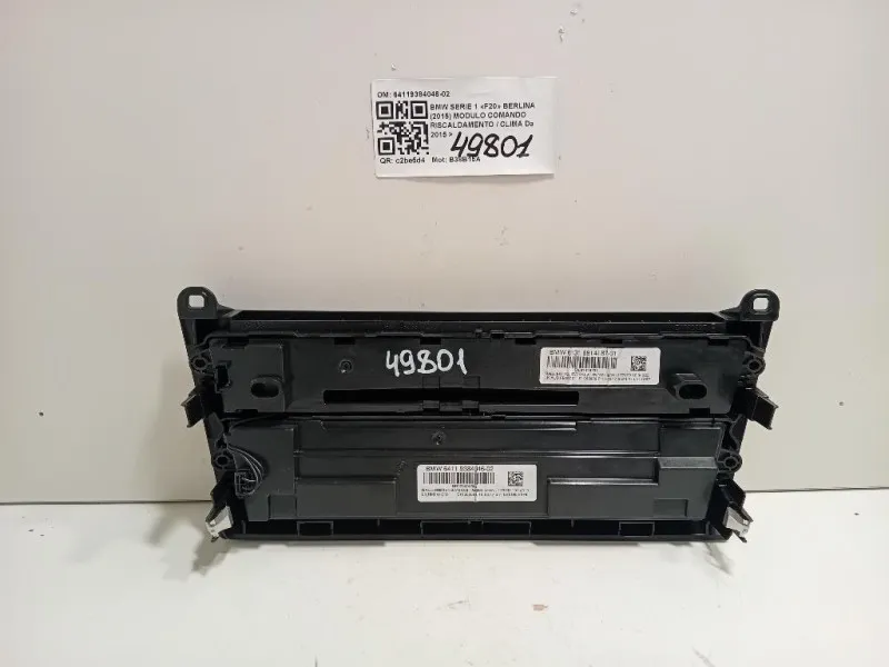 Modulo Comando Riscaldamento Clima 64119384046-02 Bmw Serie 1 F20 Berlina 2015