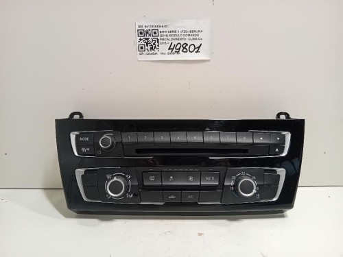 Modulo Comando Riscaldamento Clima 64119384046-02 Bmw Serie 1 F20 Berlina 2015