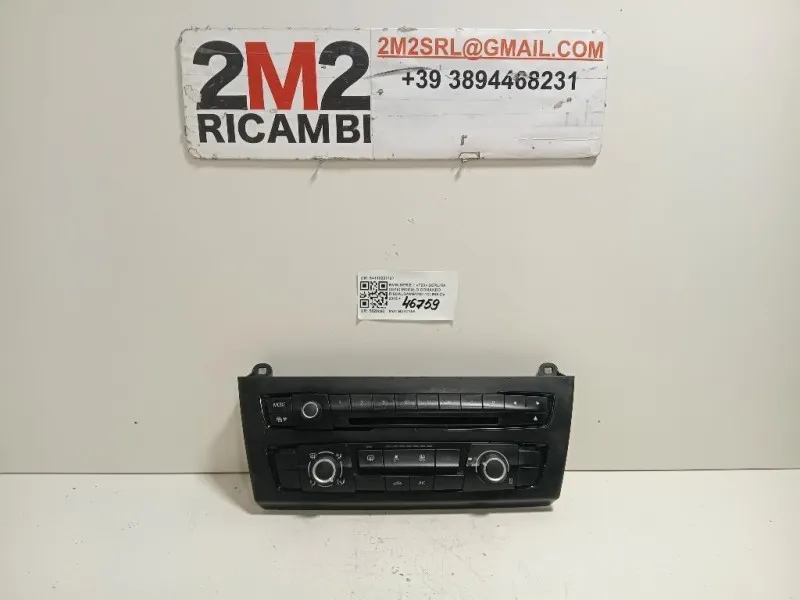 Modulo Comando Riscaldamento Clima 64119207197 Bmw Serie 1 F20 Berlina 2015