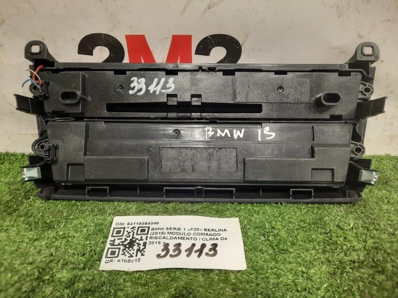 Modulo Comando Riscaldamento Clima 64119384046 Bmw Serie 1 F20 Berlina 2015