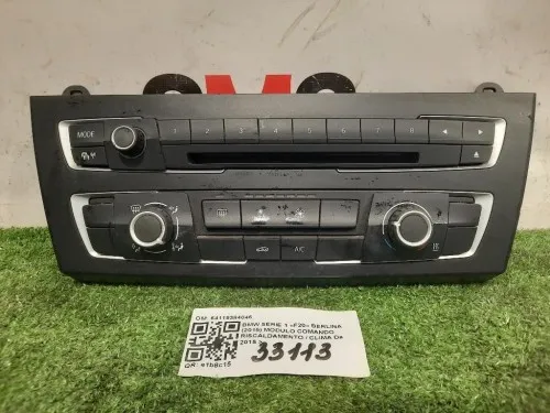 Modulo Comando Riscaldamento Clima 64119384046 Bmw Serie 1 F20 Berlina 2015