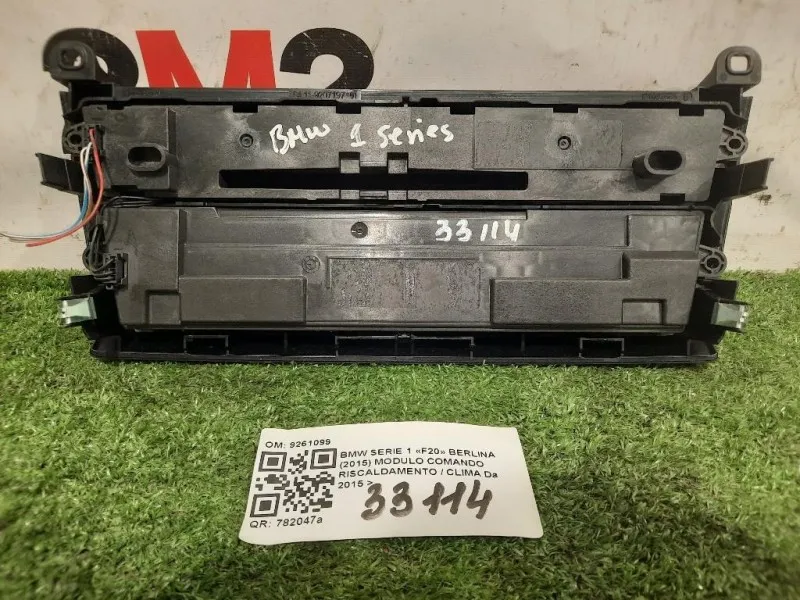 Modulo Comando Riscaldamento Clima 9261099 Bmw Serie 1 F20 Berlina 2015