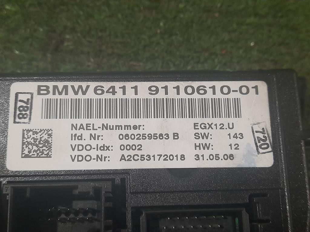 Modulo Comando Riscaldamento Clima 6411911061001 Bmw Serie 3 E90 Berlina 2005