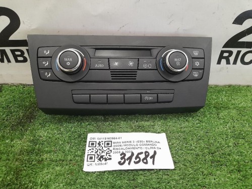 Modulo Comando Riscaldamento Clima 64119162984-01 Bmw Serie 3 E90 Berlina 2005