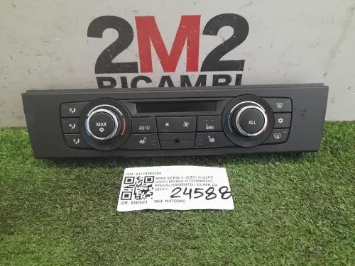 Modulo Comando Riscaldamento Clima 64119263304 Bmw Serie 3 E92 Coupe 2007