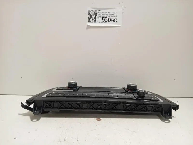 Modulo Comando Riscaldamento Clima 6411922678404 Bmw Serie 3 F30 Berlina 2012