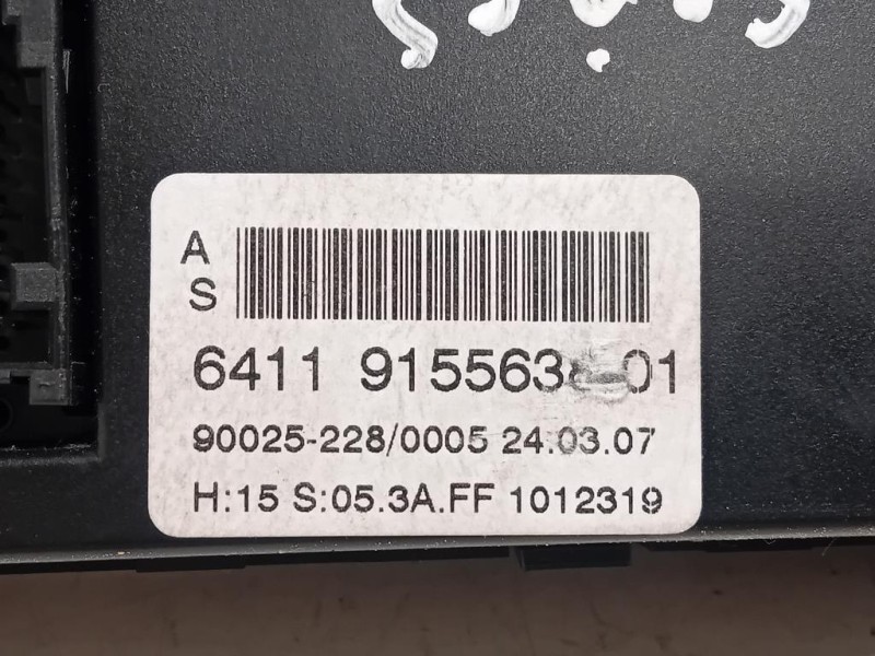 Modulo Comando Riscaldamento Clima 64119155638 Bmw Serie 5 E60 Berlina 2004