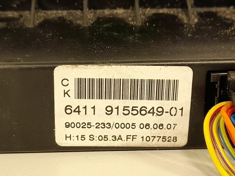 Modulo Comando Riscaldamento Clima 6411 9155649-01 Bmw Serie 5 E60 Berlina 2004