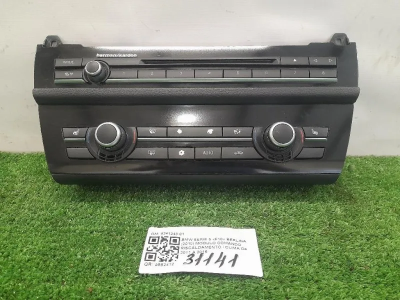 Modulo Comando Riscaldamento Clima 9241243-01 Bmw Serie 5 F10 Berlina 2010