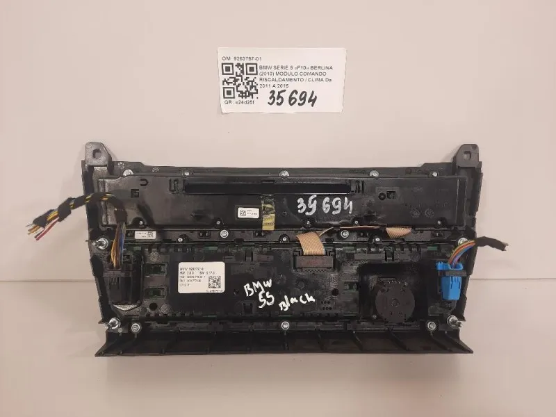 Modulo Comando Riscaldamento Clima 9263757-01 Bmw Serie 5 F10 Berlina 2010