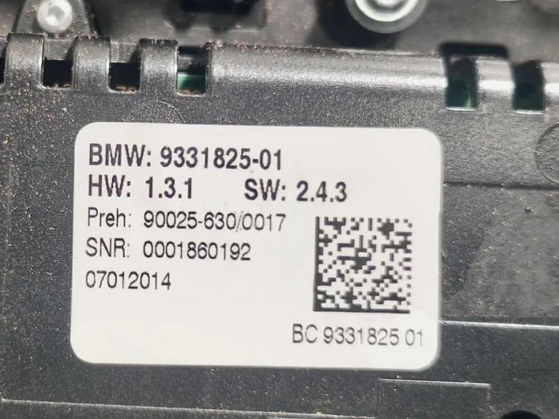 Modulo Comando Riscaldamento Clima 933182501 Bmw Serie 5 F10 Berlina 2012