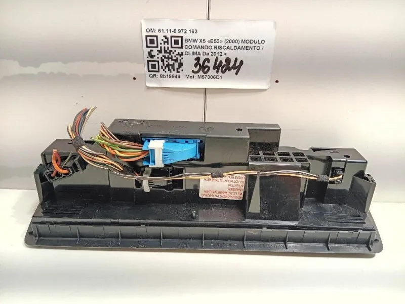 Modulo Comando Riscaldamento Clima 6411-6 972 163 Bmw X5 E53 2000