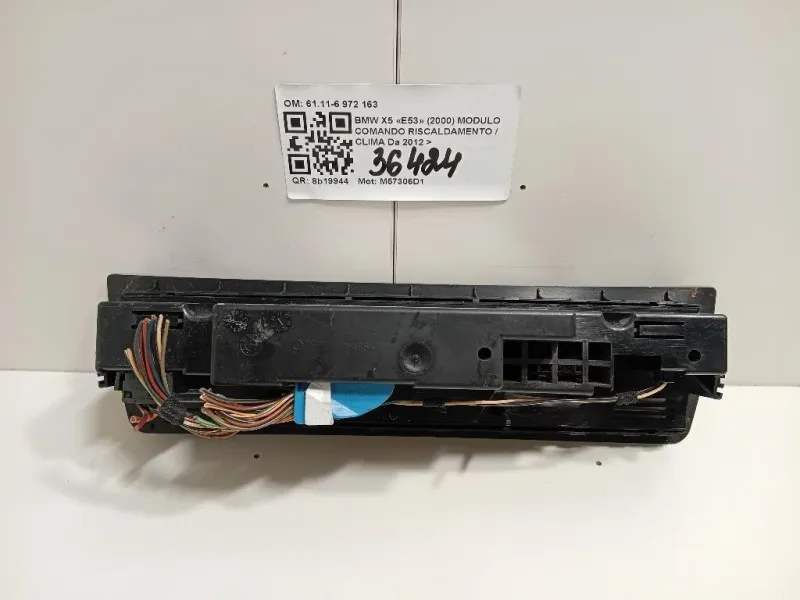 Modulo Comando Riscaldamento Clima 6411-6 972 163 Bmw X5 E53 2000