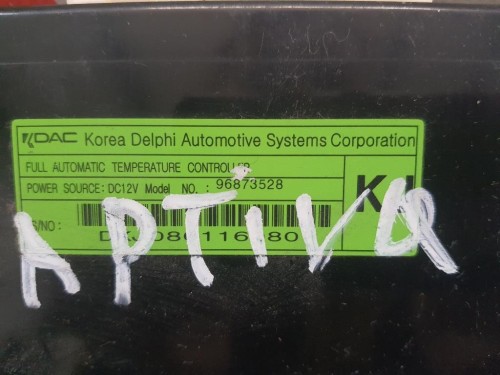 Modulo Comando Riscaldamento Clima 96873528 Chevrolet Captiva I 2007