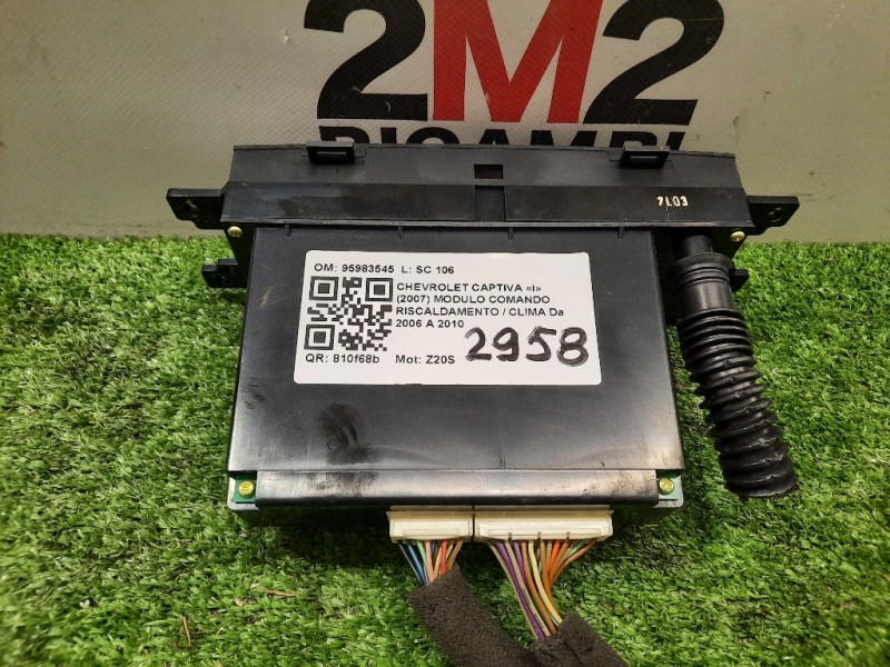 Modulo Comando Riscaldamento Clima 96873528 Chevrolet Captiva I 2007