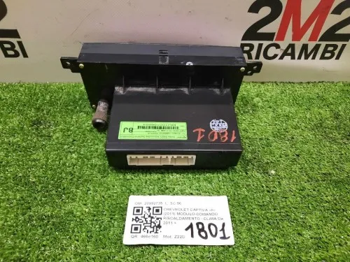 Modulo Comando Riscaldamento Clima 20992735 Chevrolet Captiva II 2011