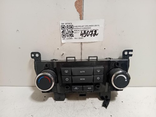 Modulo Comando Riscaldamento Clima 3870578 Chevrolet Orlando 2011