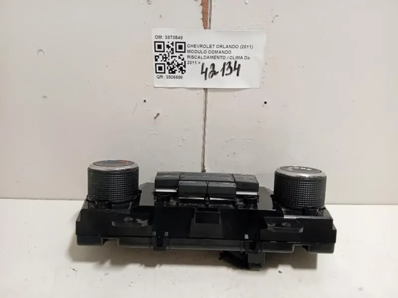 Modulo Comando Riscaldamento Clima 3870548 Chevrolet Orlando 2011