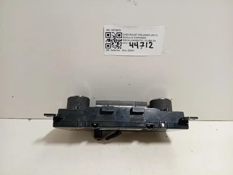 Modulo Comando Riscaldamento Clima 3870578 Chevrolet Orlando 2011