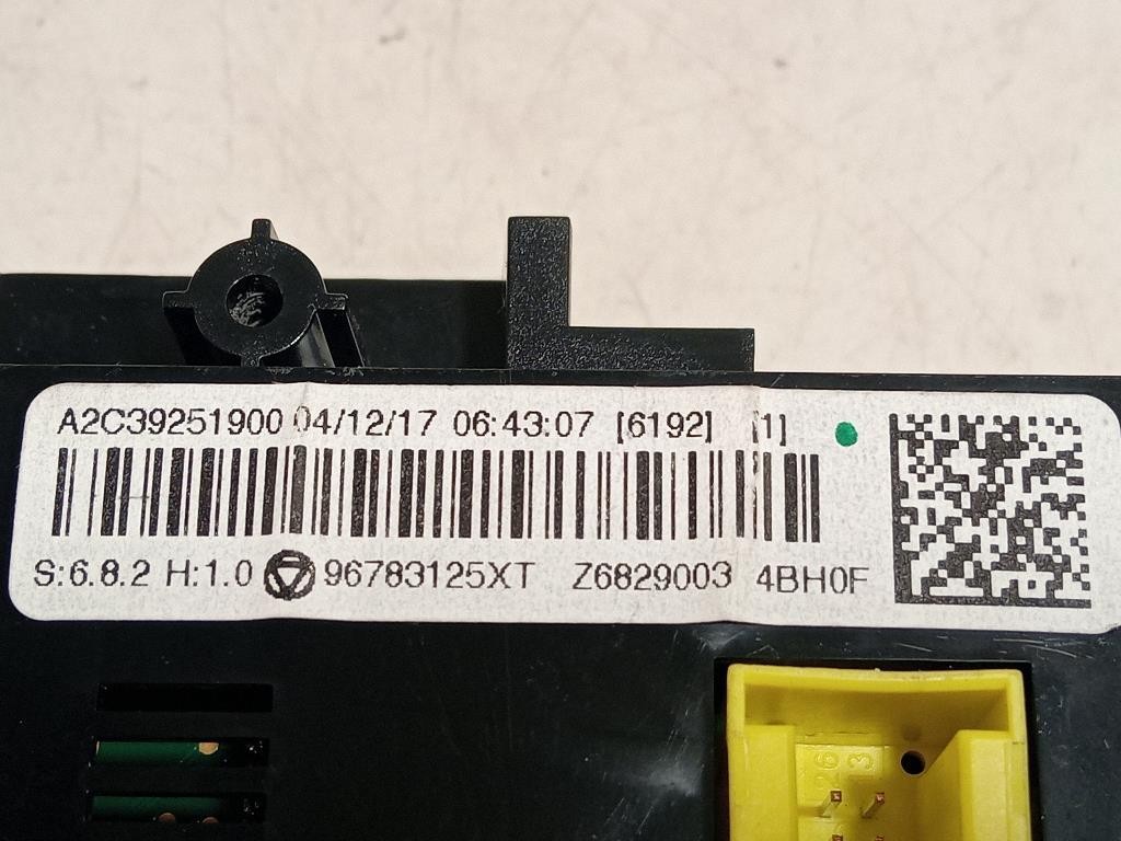 Modulo Comando Riscaldamento Clima A2C39251900 Citroen DS3 2016