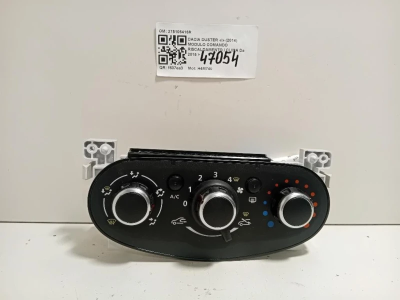 Modulo Comando Riscaldamento Clima 275105416R Dacia Duster I 2014