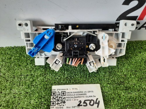 Modulo Comando Riscaldamento Clima 275108691R Dacia Sandero II 2013