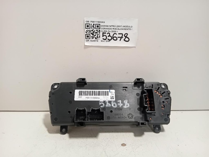 Modulo Comando Riscaldamento Clima P55111803AG Dodge Nitro 2007