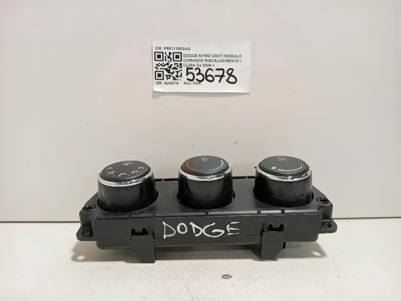 Modulo Comando Riscaldamento Clima P55111803AG Dodge Nitro 2007