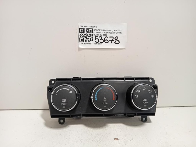 Modulo Comando Riscaldamento Clima P55111803AG Dodge Nitro 2007