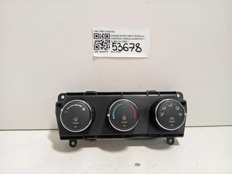 Modulo Comando Riscaldamento Clima P55111803AG Dodge Nitro 2007