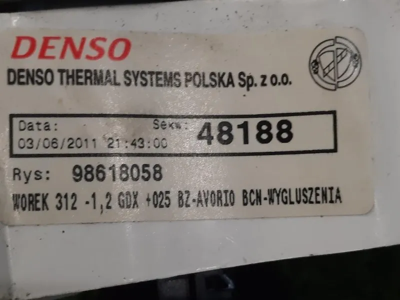 Modulo Comando Riscaldamento Clima Fiat 500 II 2008