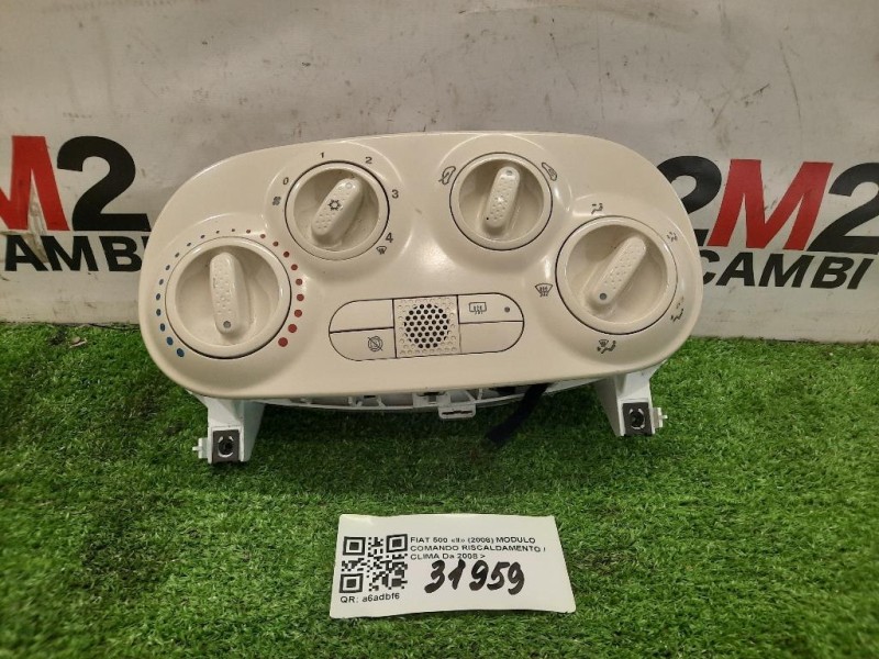 Modulo Comando Riscaldamento Clima Fiat 500 II 2008