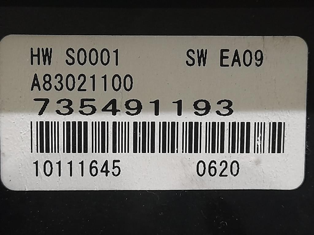 Modulo Comando Riscaldamento Clima A83021100 Fiat 500 II 2008