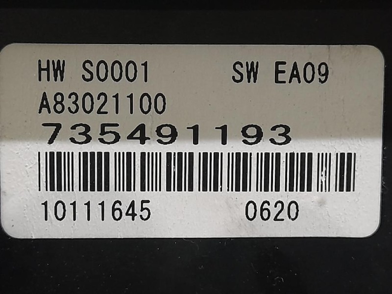 Modulo Comando Riscaldamento Clima A83021100 Fiat 500 II 2008