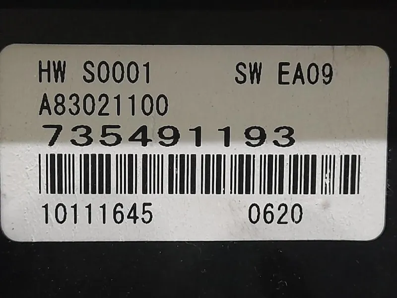 Modulo Comando Riscaldamento Clima A83021100 Fiat 500 II 2008