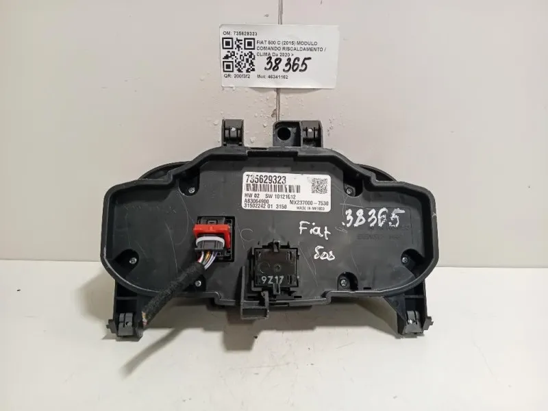 Modulo Comando Riscaldamento Clima 735629323 Fiat 500 C 2015