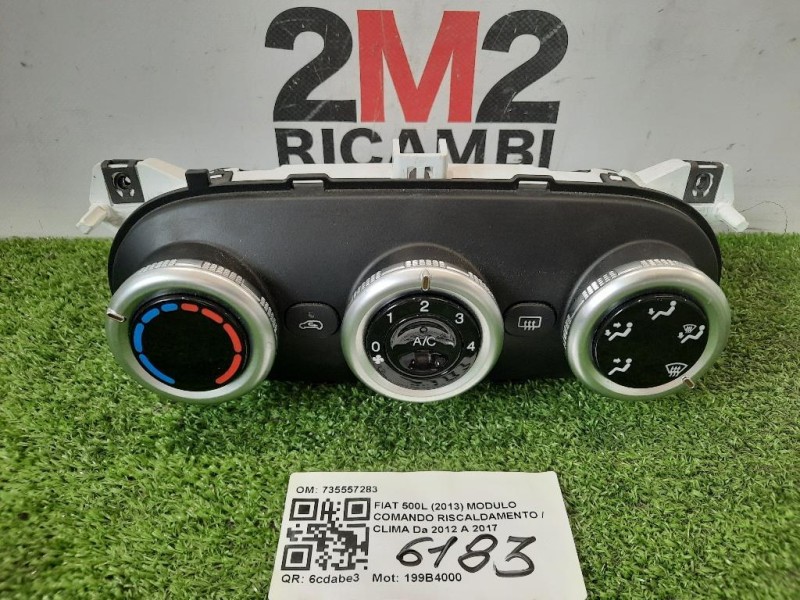 Modulo Comando Riscaldamento Clima 735557283 MODULO Fiat 500L 2013