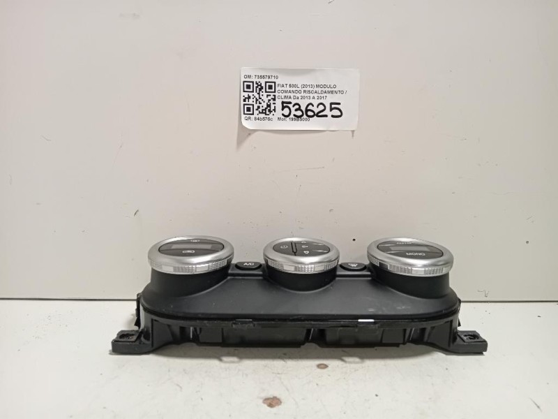 Modulo Comando Riscaldamento Clima 735579710 Fiat 500L 2013