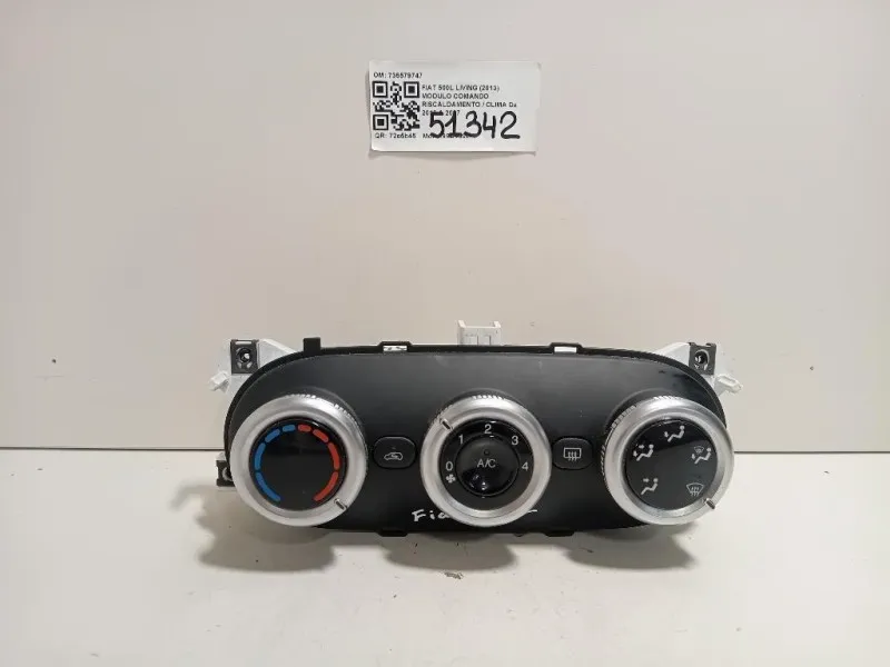Modulo Comando Riscaldamento Clima 735579747 Fiat 500L Living 2013