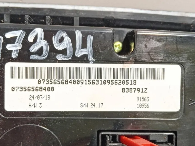 Modulo Comando Riscaldamento Clima 838791Z Fiat 500X 2015