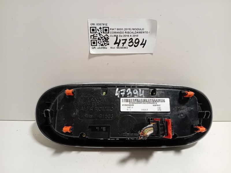 Modulo Comando Riscaldamento Clima 838791Z Fiat 500X 2015