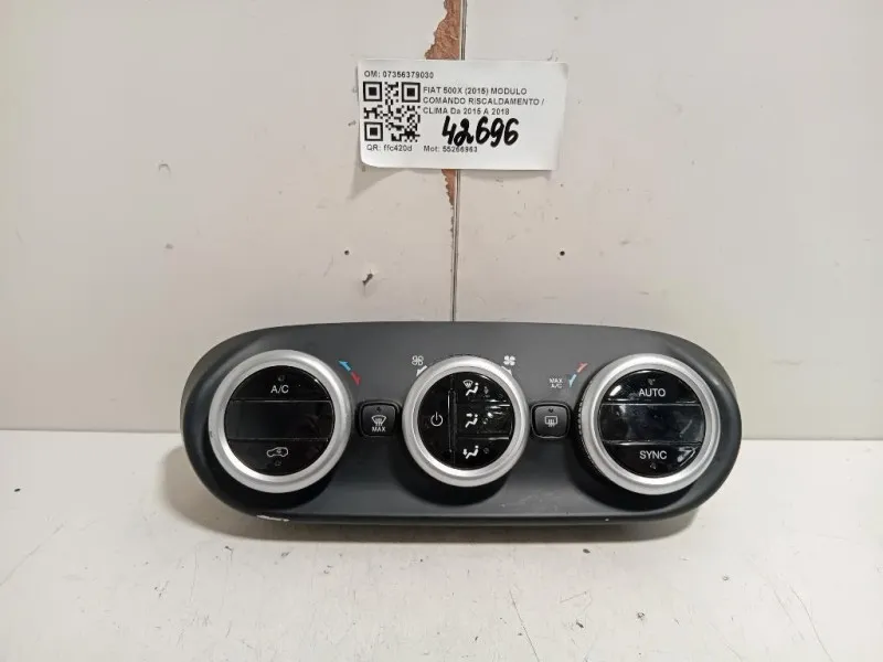 Modulo Comando Riscaldamento Clima 07356379030 Fiat 500X 2015