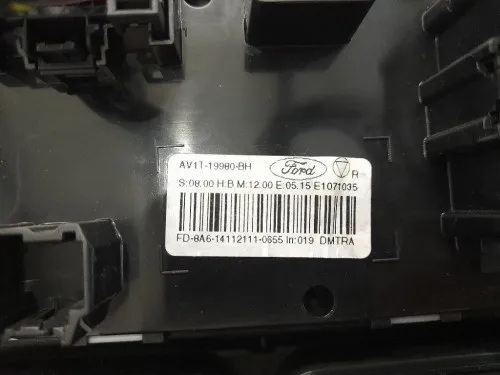 Modulo Comando Riscaldamento Clima AV1T19980BH Ford B-max 2012