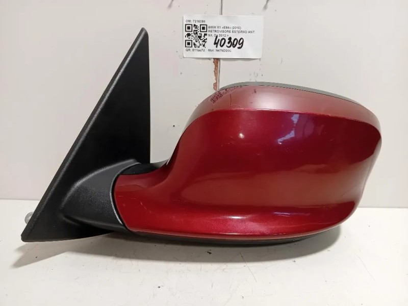Retrovisore Esterno ANT SX 5 PIN VETRO SPECCHIO Bmw X1 E84 2010