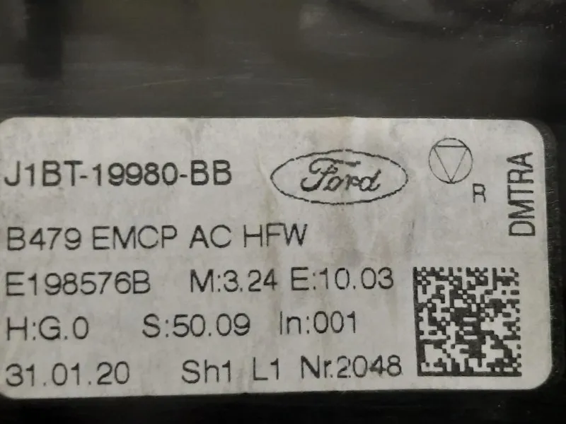 Modulo Comando Riscaldamento Clima J1BT-19980-BB Ford Fiesta VI 2008
