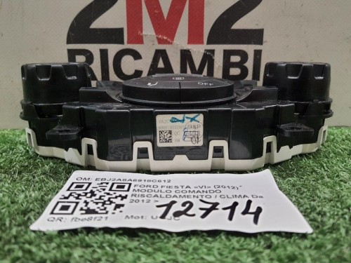 Modulo Comando Riscaldamento Clima EBJ2A8A6918C612 Ford Fiesta VI 2012